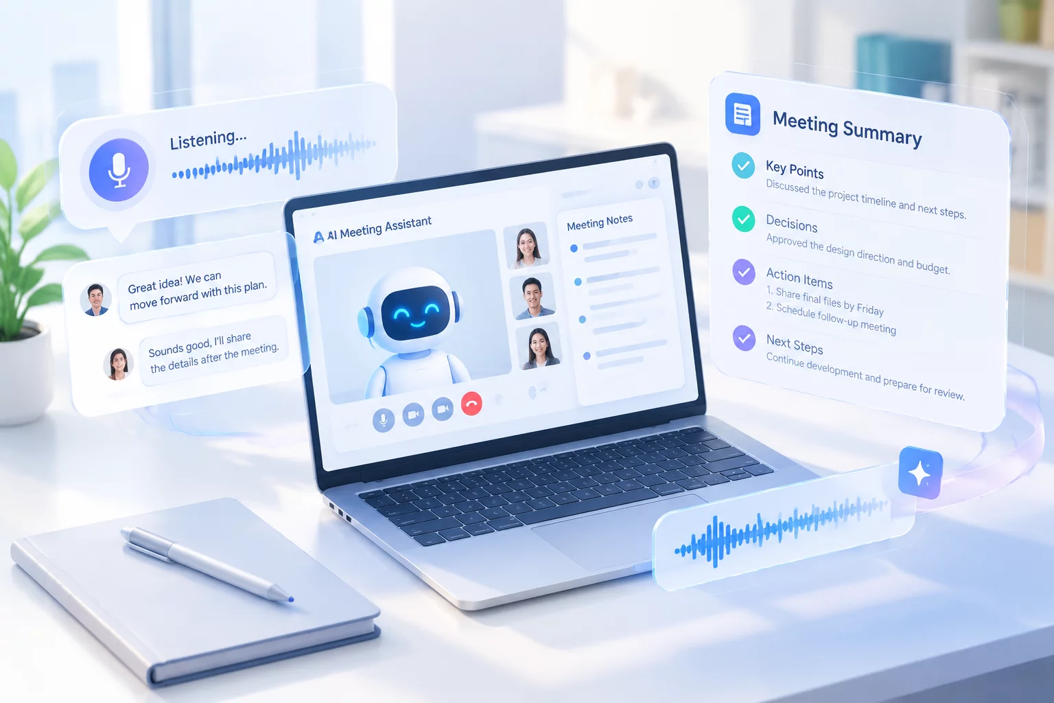Gramola AI Meeting Agent Interface
